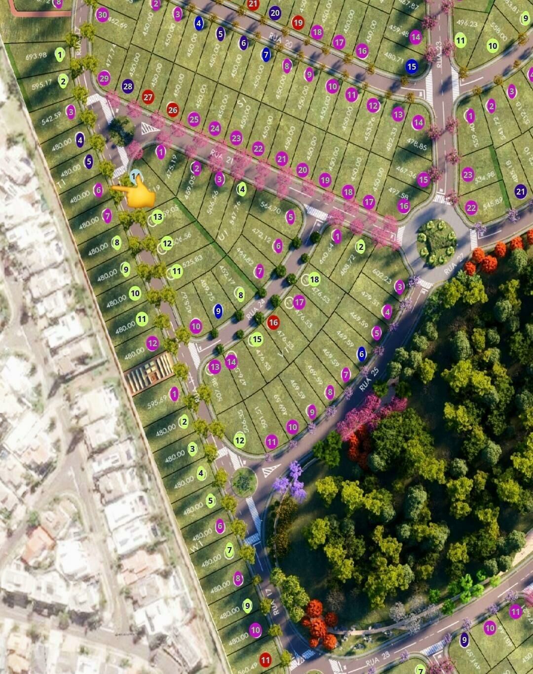 Imagem do imóvel Lote belíssimo 480m², Le Jardin Q-T